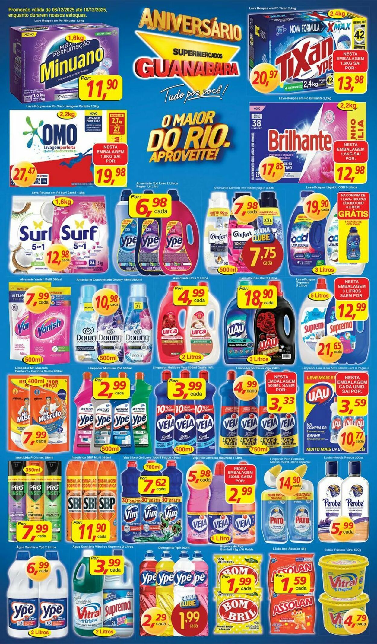 Folheto Supermercados Guanabara 06.12.2025 - 07.12.2025