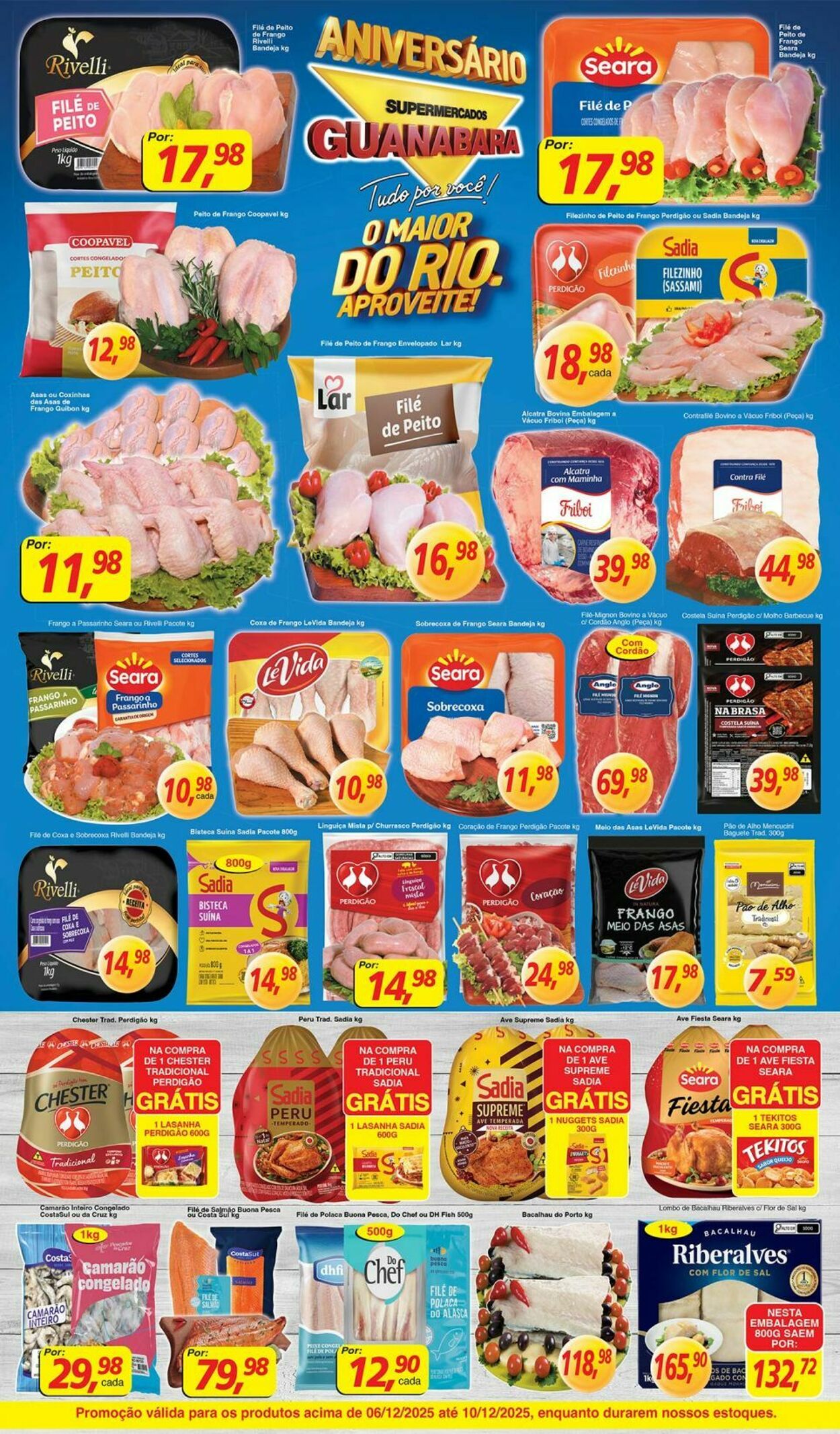 Folheto Supermercados Guanabara 06.12.2025 - 07.12.2025