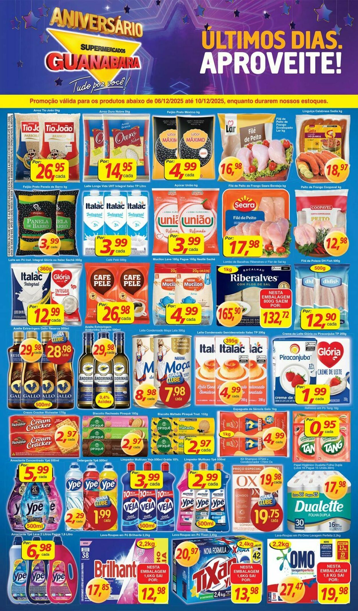 Folheto Supermercados Guanabara 06.12.2025 - 07.12.2025