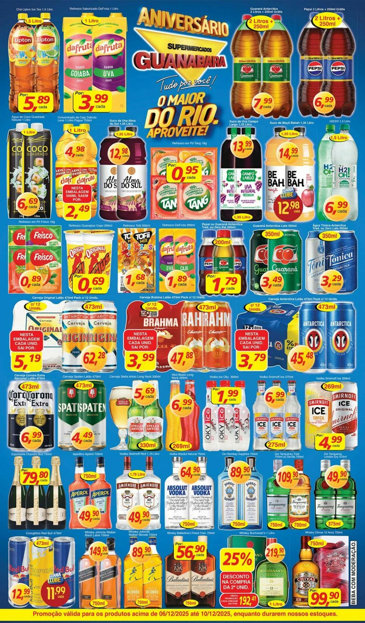 Folheto Supermercados Guanabara 06.12.2025 - 07.12.2025