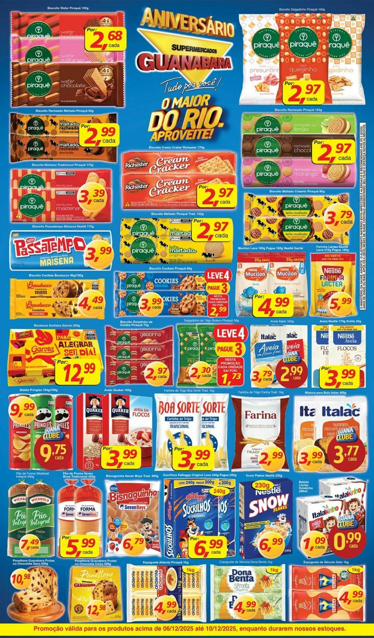 Folheto Supermercados Guanabara 06.12.2025 - 07.12.2025