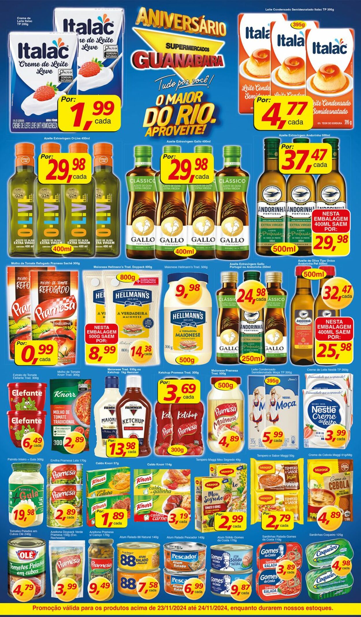 Folheto Supermercados Guanabara 23.11.2024 - 24.11.2024