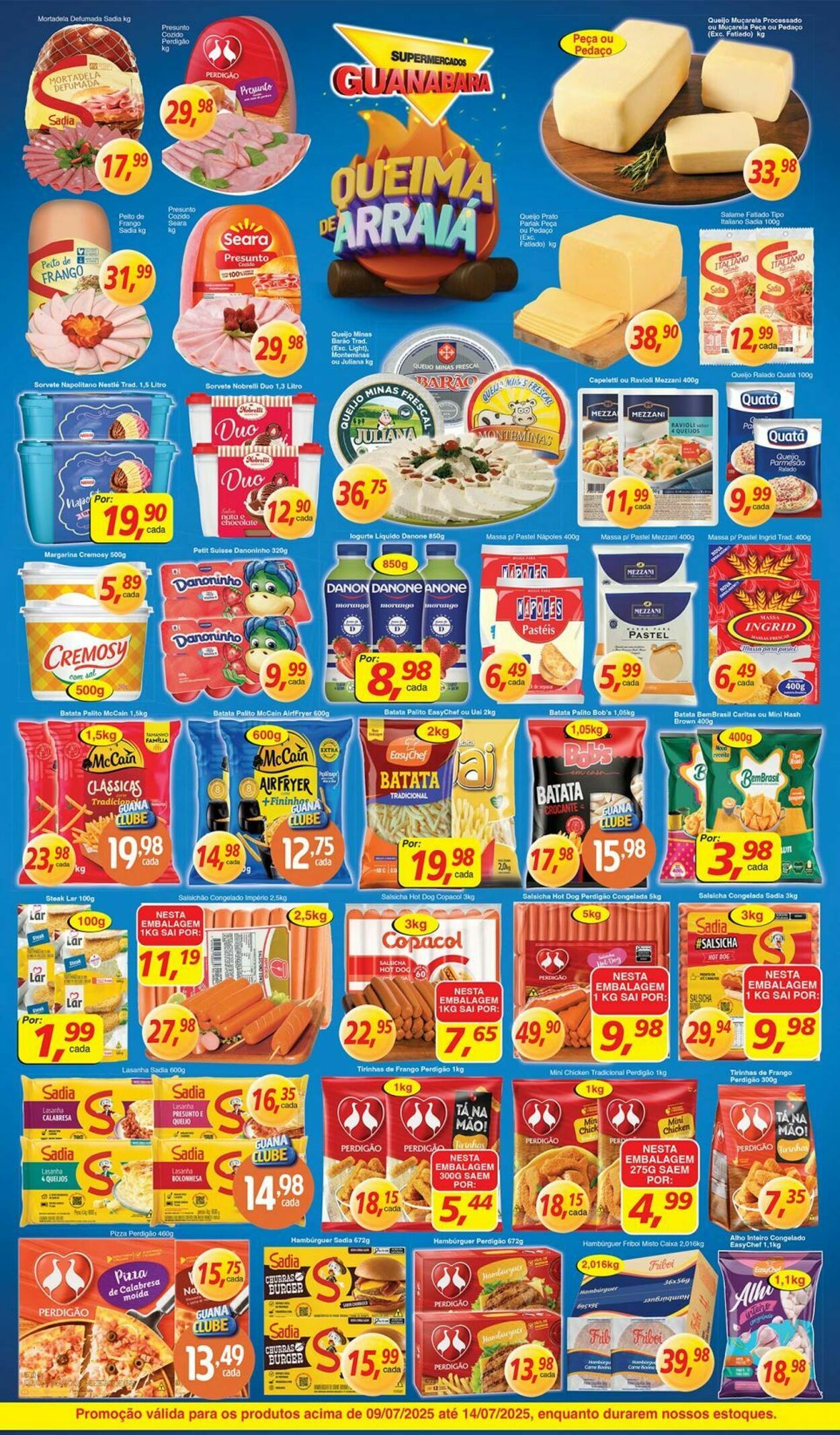 Folheto Supermercados Guanabara 09.07.2025 - 10.07.2025
