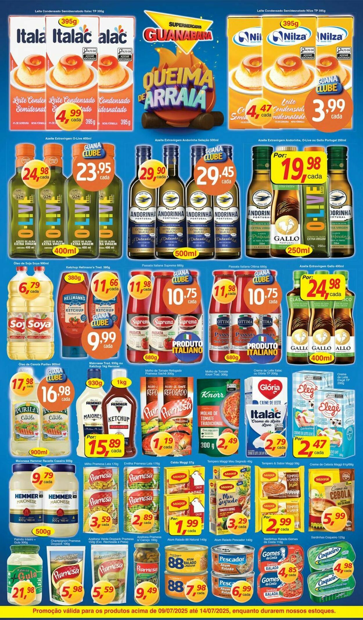 Folheto Supermercados Guanabara 09.07.2025 - 10.07.2025