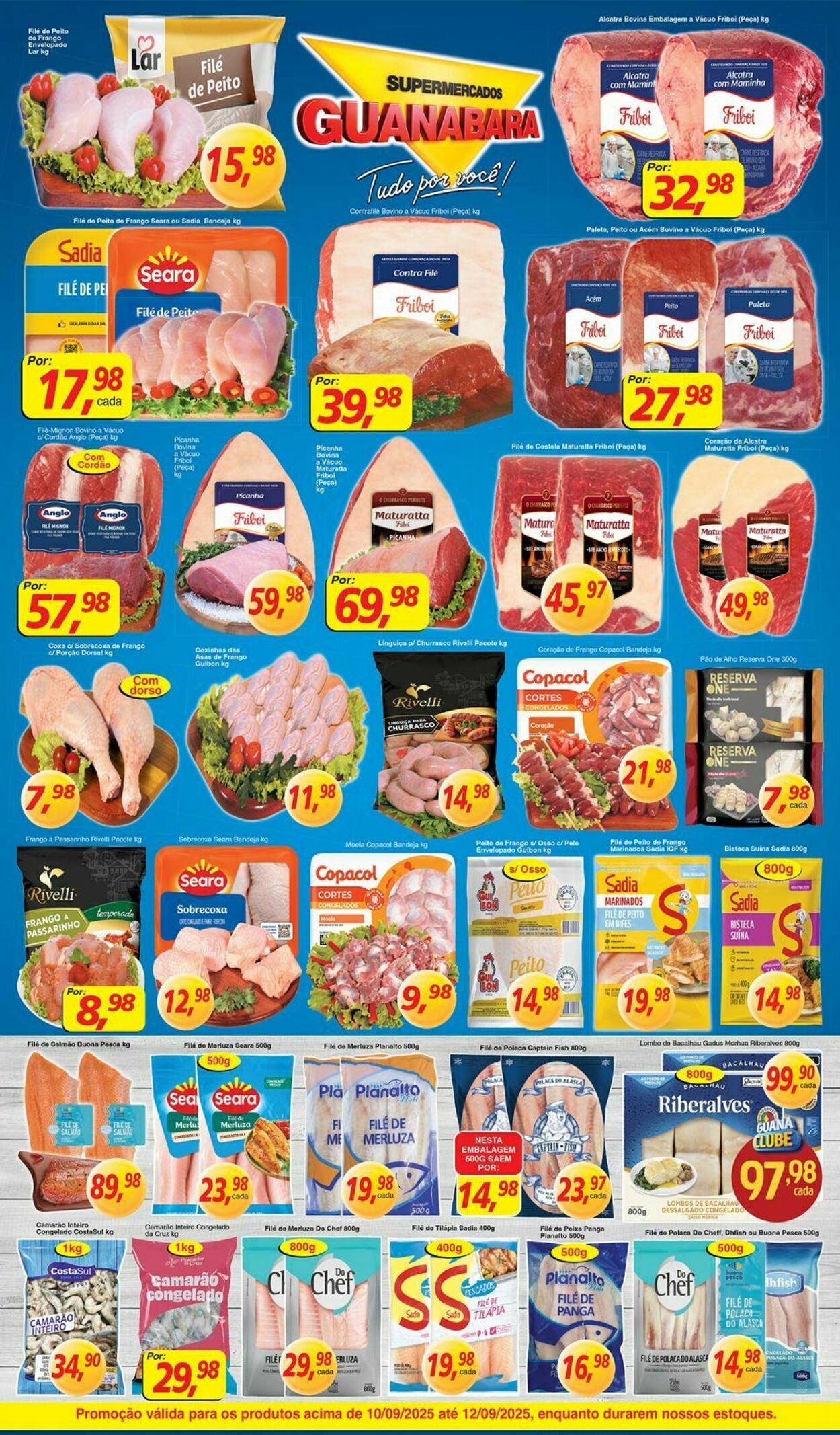 Folheto Supermercados Guanabara 10.09.2025 - 11.09.2025