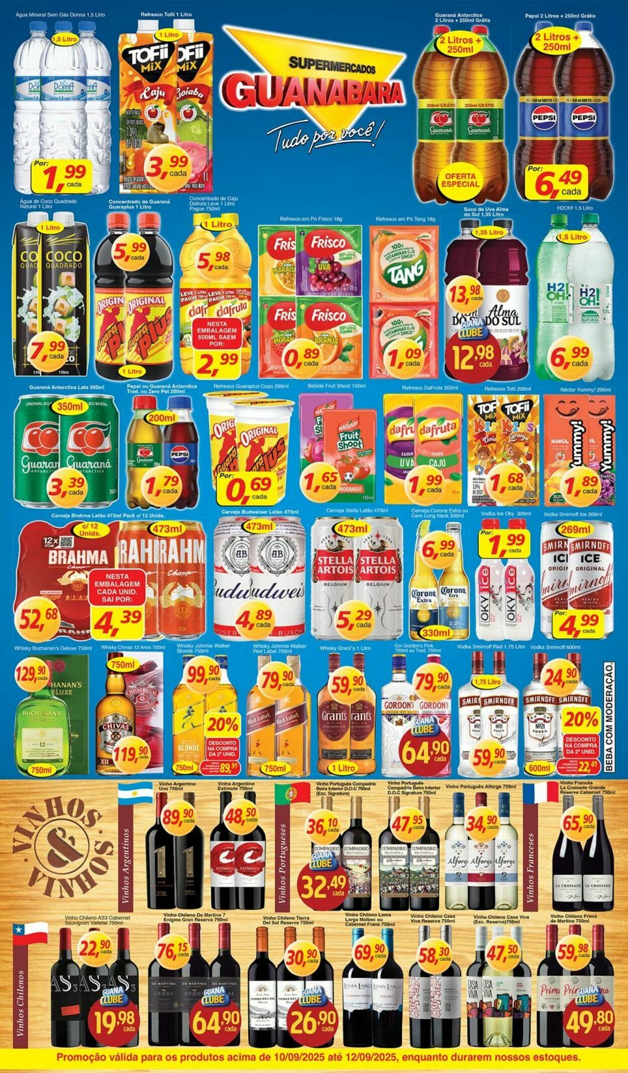 Folheto Supermercados Guanabara 10.09.2025 - 11.09.2025