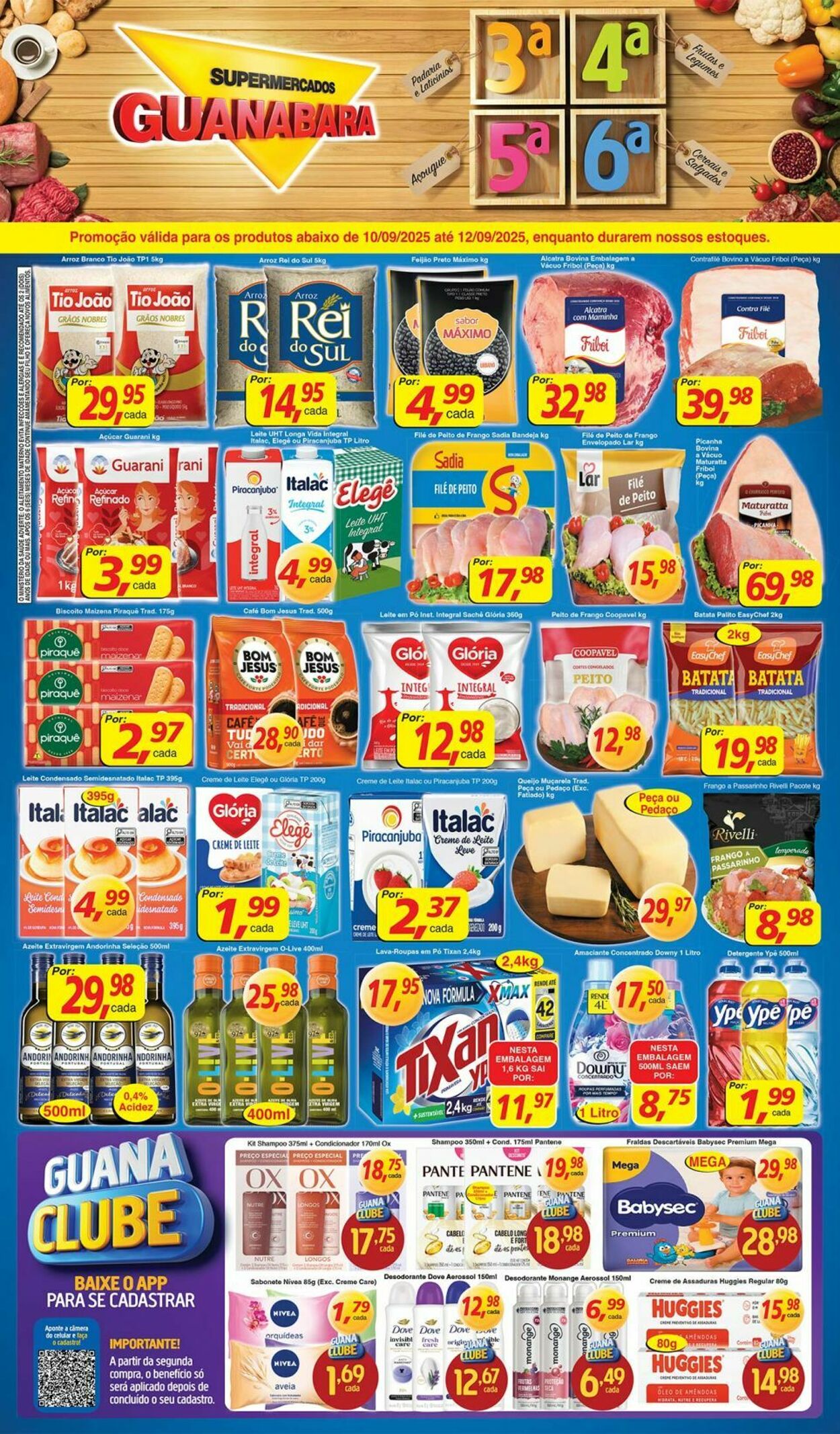 Folheto Supermercados Guanabara 10.09.2025 - 11.09.2025