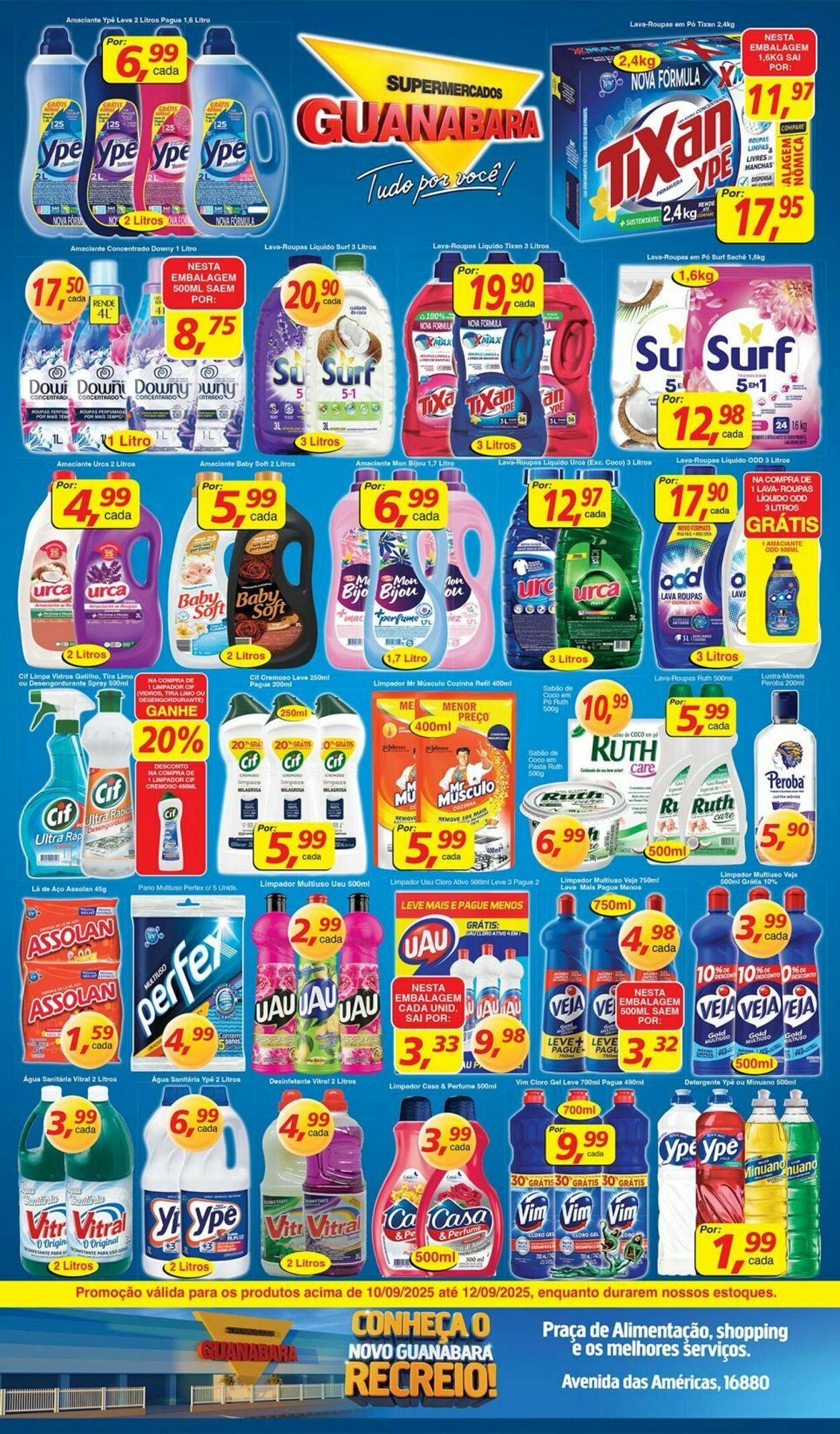 Folheto Supermercados Guanabara 10.09.2025 - 11.09.2025