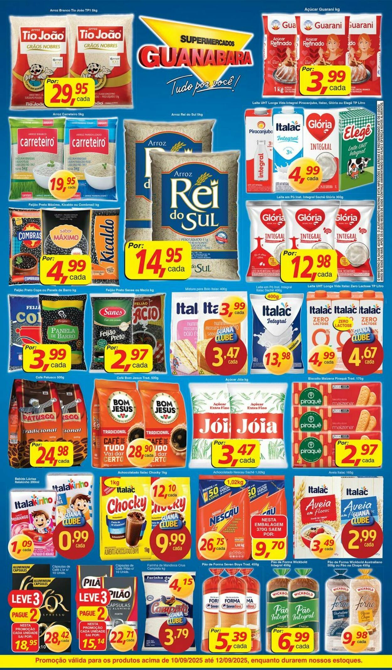 Folheto Supermercados Guanabara 10.09.2025 - 11.09.2025