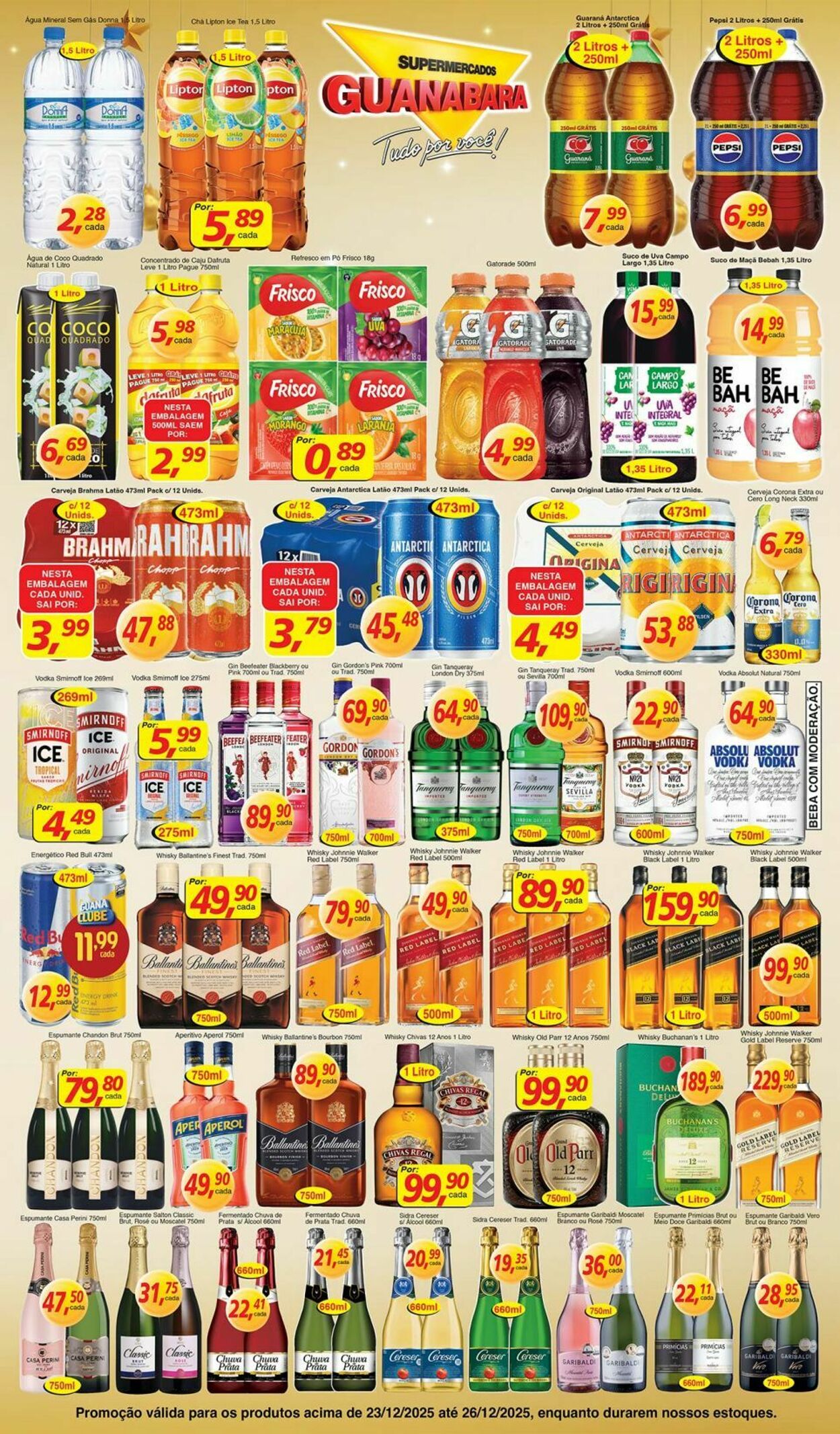 Folheto Supermercados Guanabara 23.12.2025 - 24.12.2025