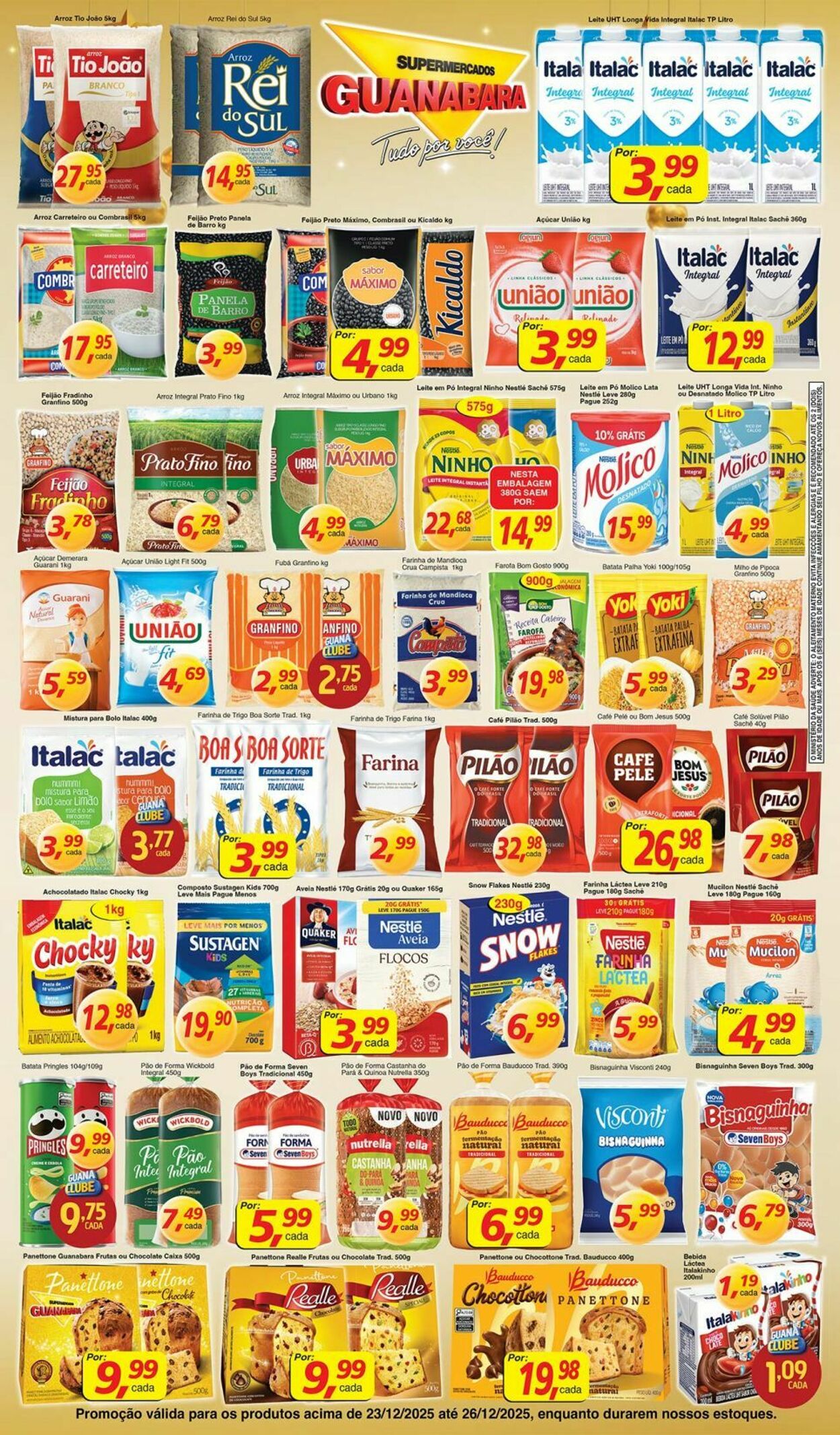 Folheto Supermercados Guanabara 23.12.2025 - 24.12.2025