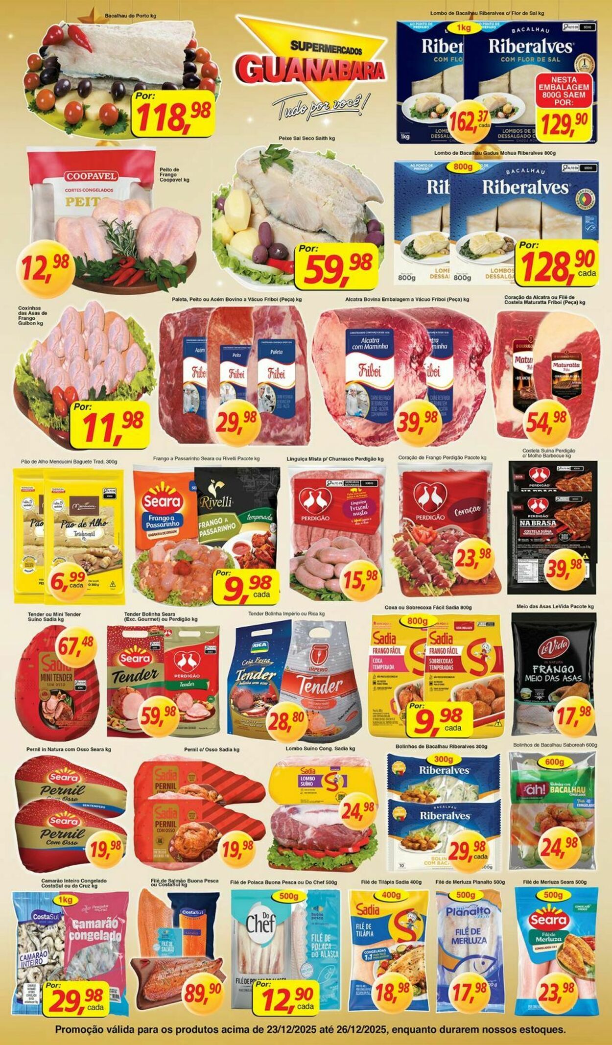 Folheto Supermercados Guanabara 23.12.2025 - 24.12.2025