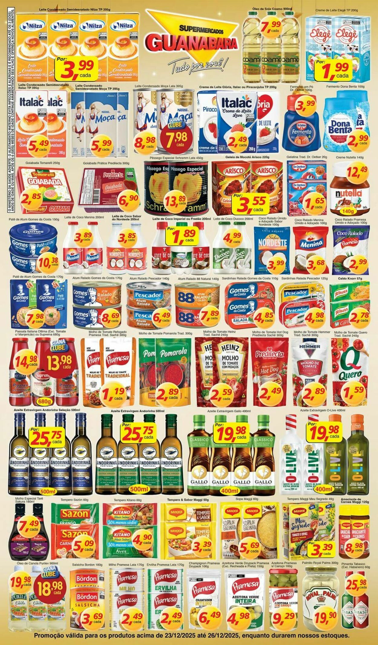 Folheto Supermercados Guanabara 23.12.2025 - 24.12.2025