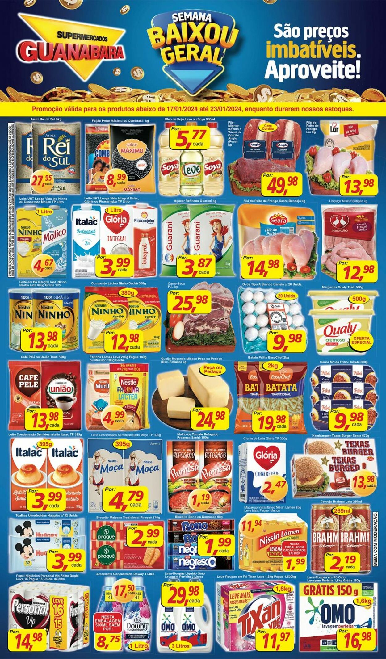 Folheto Supermercados Guanabara 17.01.2024 - 23.01.2024