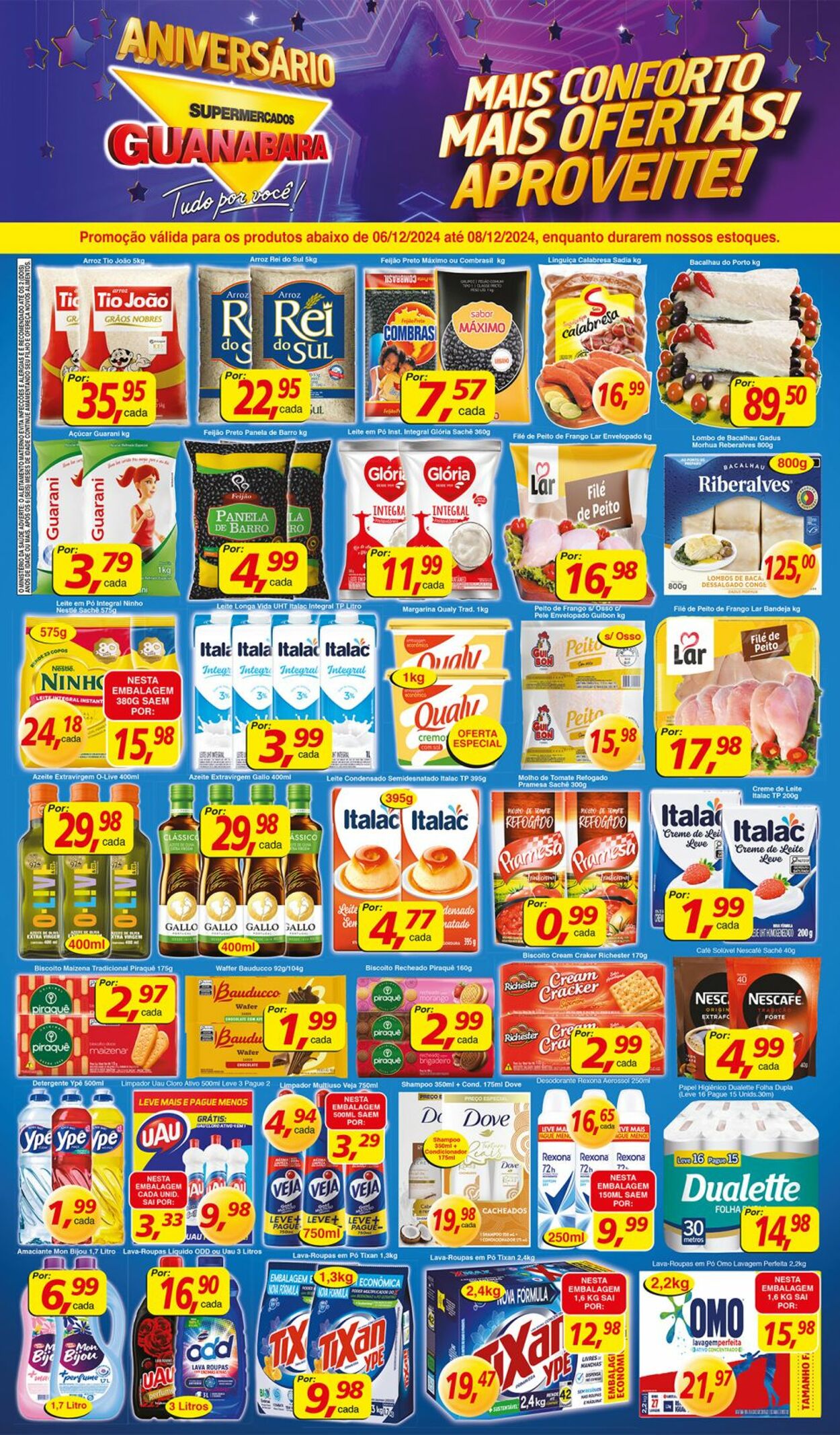 Folheto Supermercados Guanabara 06.12.2024 - 07.12.2024