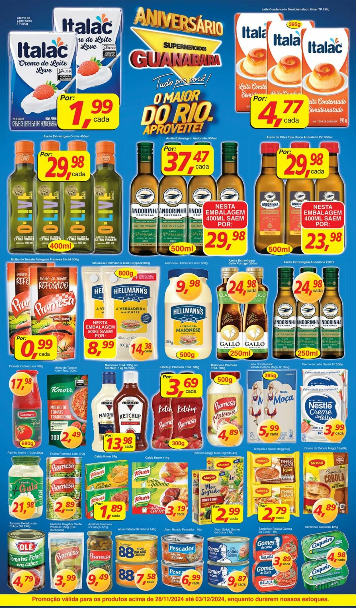 Folheto Supermercados Guanabara 28.11.2024 - 29.11.2024