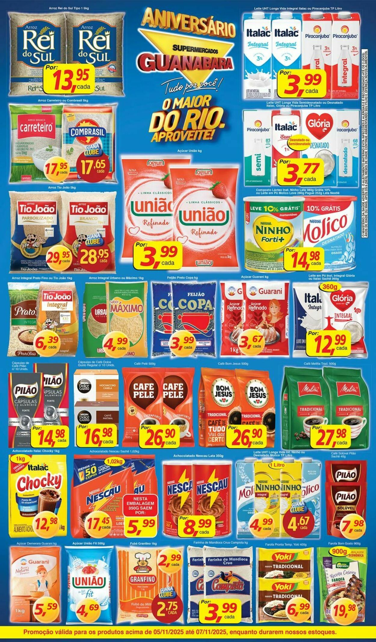 Folheto Supermercados Guanabara 05.11.2025 - 06.11.2025