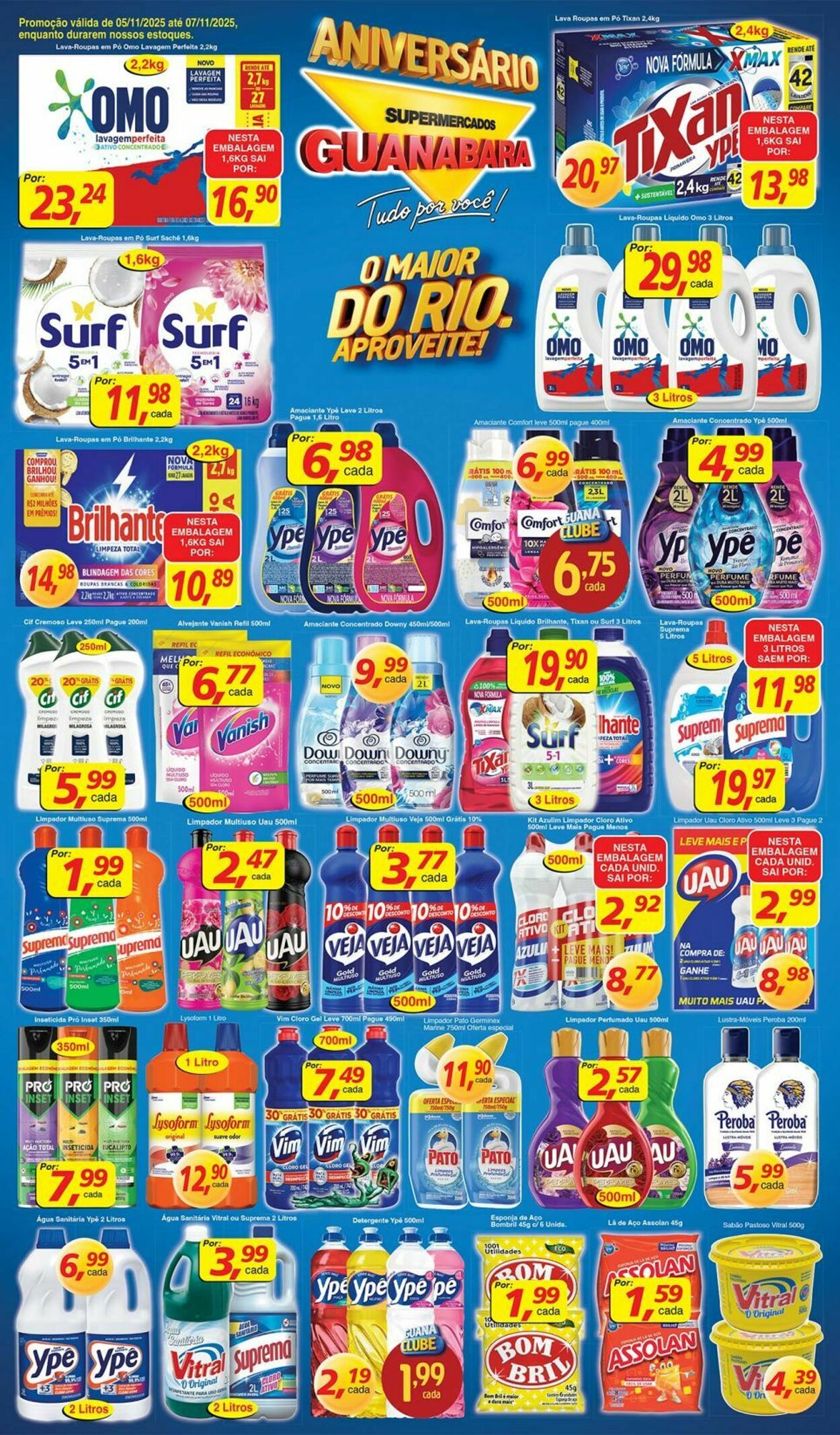 Folheto Supermercados Guanabara 05.11.2025 - 06.11.2025