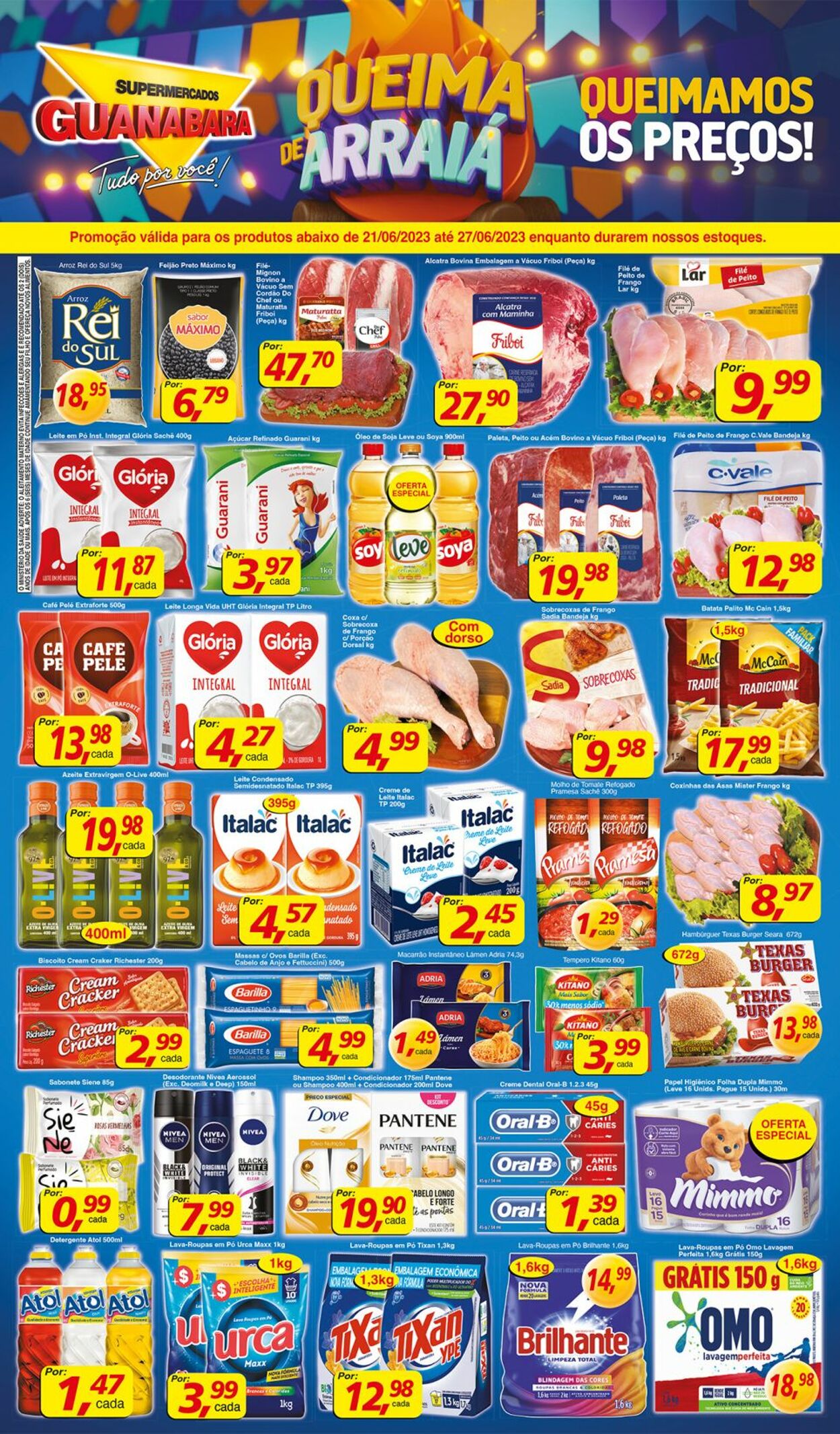 Supermercados Guanabara Folheto Promocional - Válido De 21.06 A 27.06 ...