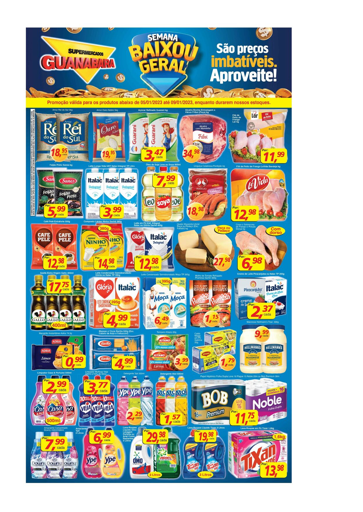 Folheto Supermercados Guanabara 05.01.2023-09.01.2023