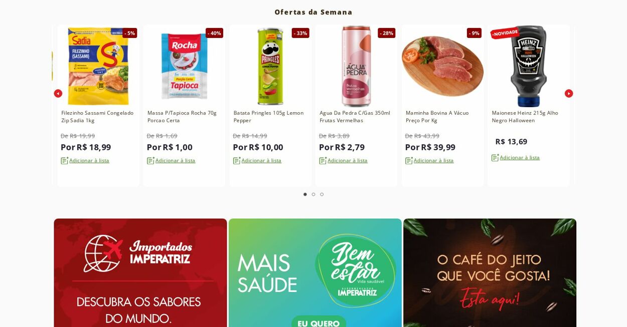 Folheto Supermercados Imperatriz 29.09.2025 - 05.10.2025