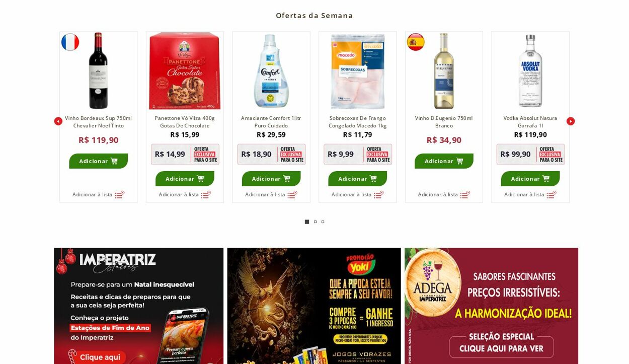 Folheto Supermercados Imperatriz 18.12.2023 - 24.12.2023