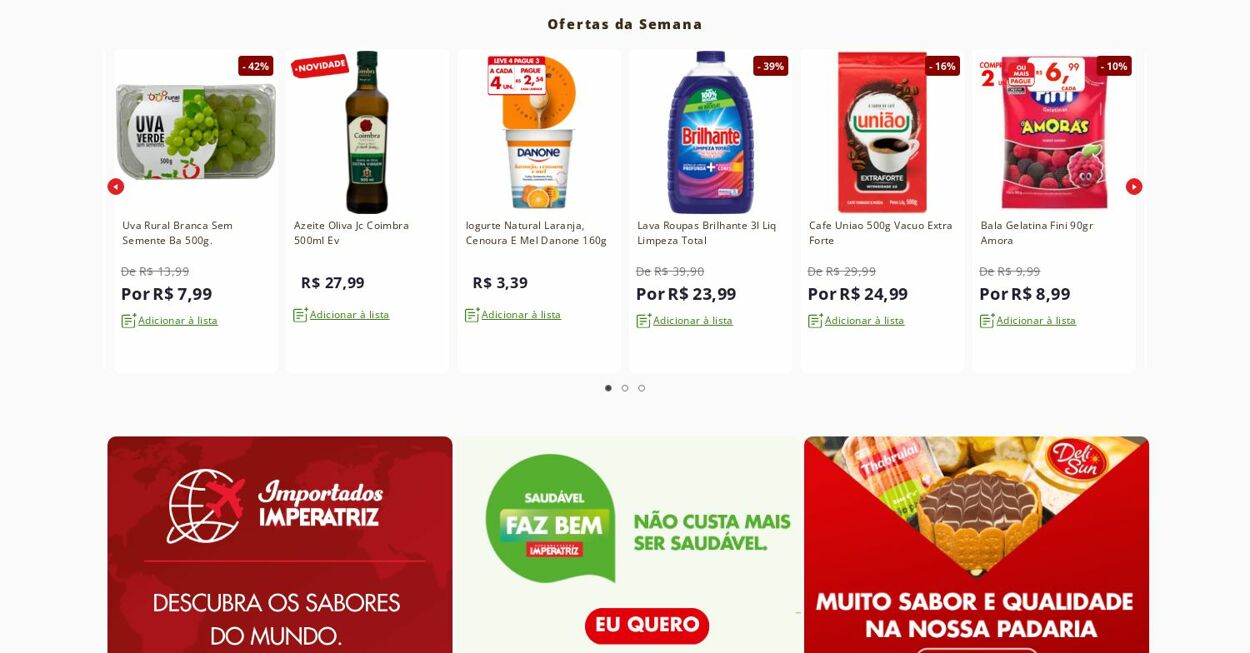 Folheto Supermercados Imperatriz 11.08.2025 - 17.08.2025