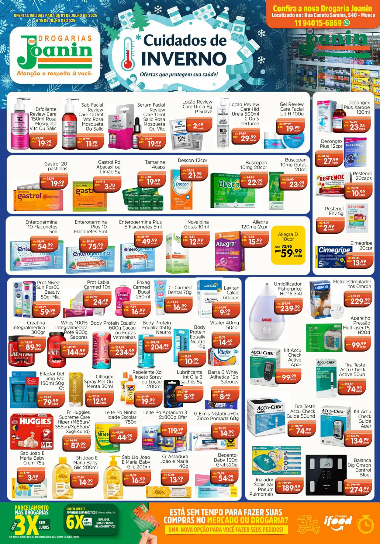 Folheto Supermercados Joanin 01.07.2025 - 15.07.2025