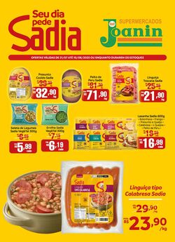 Folheto Supermercados Joanin 31.07.2025 - 10.08.2025