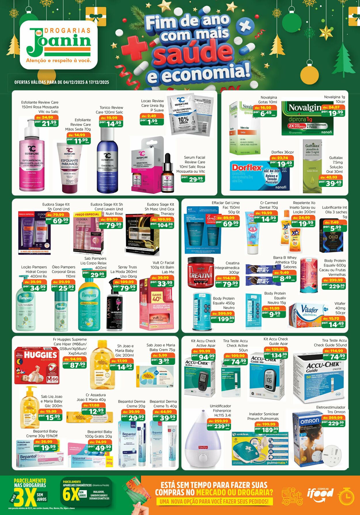 Folheto Supermercados Joanin 04.12.2025 - 17.12.2025