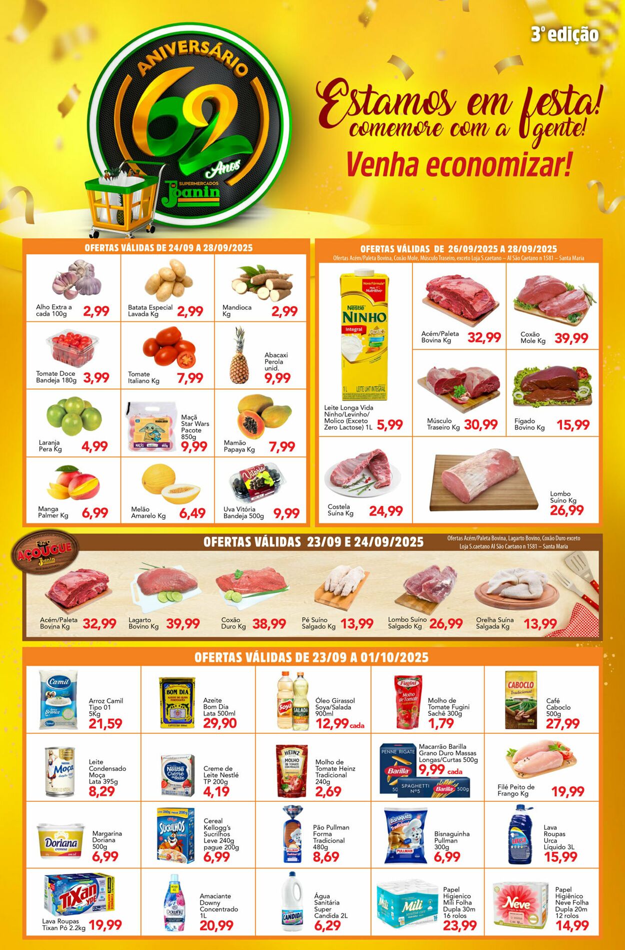 Folheto Supermercados Joanin 24.09.2025 - 08.10.2025