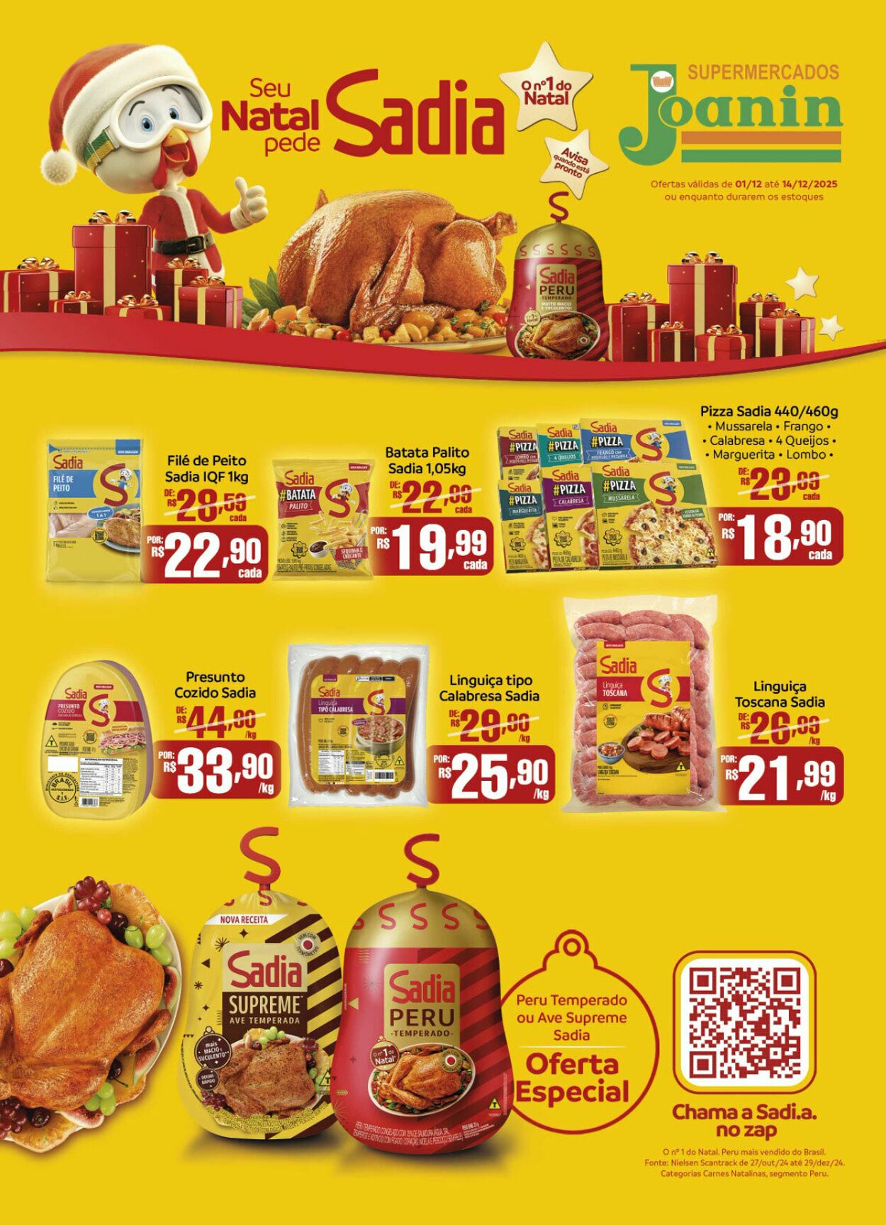 Folheto Supermercados Joanin 01.12.2025 - 14.12.2025