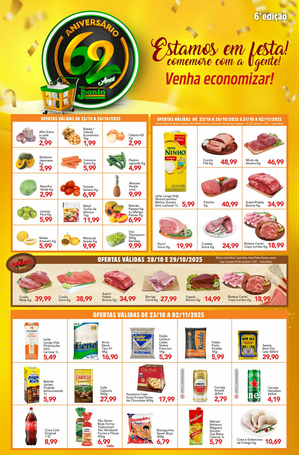 Folheto Supermercados Joanin 24.10.2025 - 07.11.2025