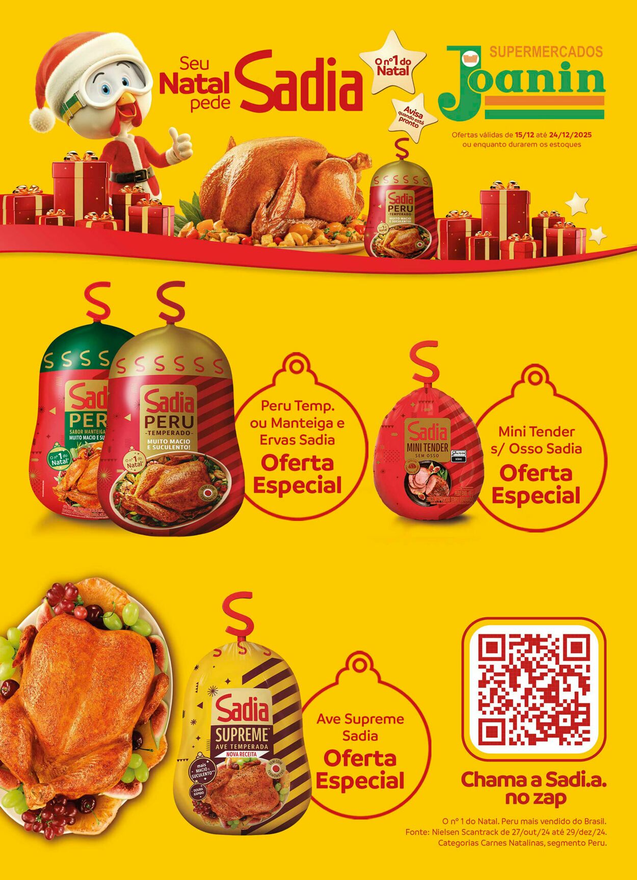 Folheto Supermercados Joanin 16.12.2025 - 24.12.2025