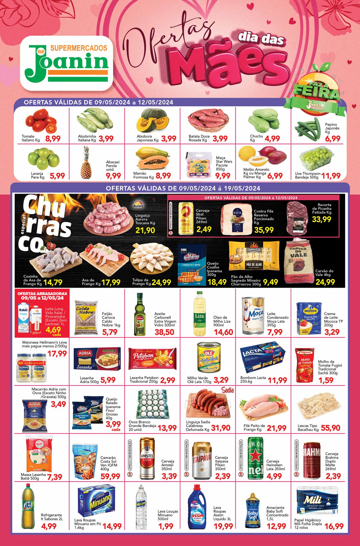 Folheto Supermercados Joanin 09.05.2024 - 19.05.2024