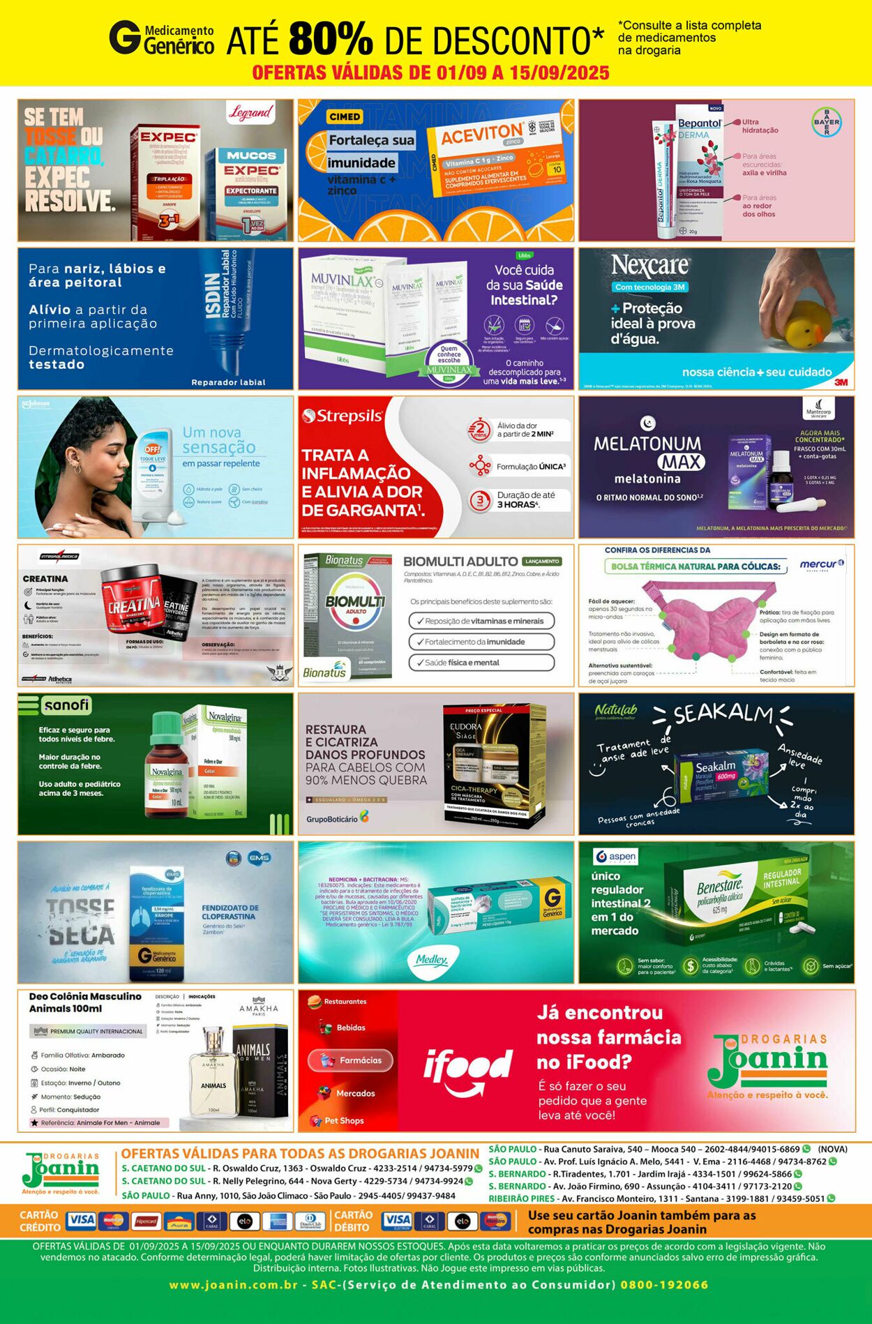 Folheto Supermercados Joanin 01.09.2025 - 15.09.2025