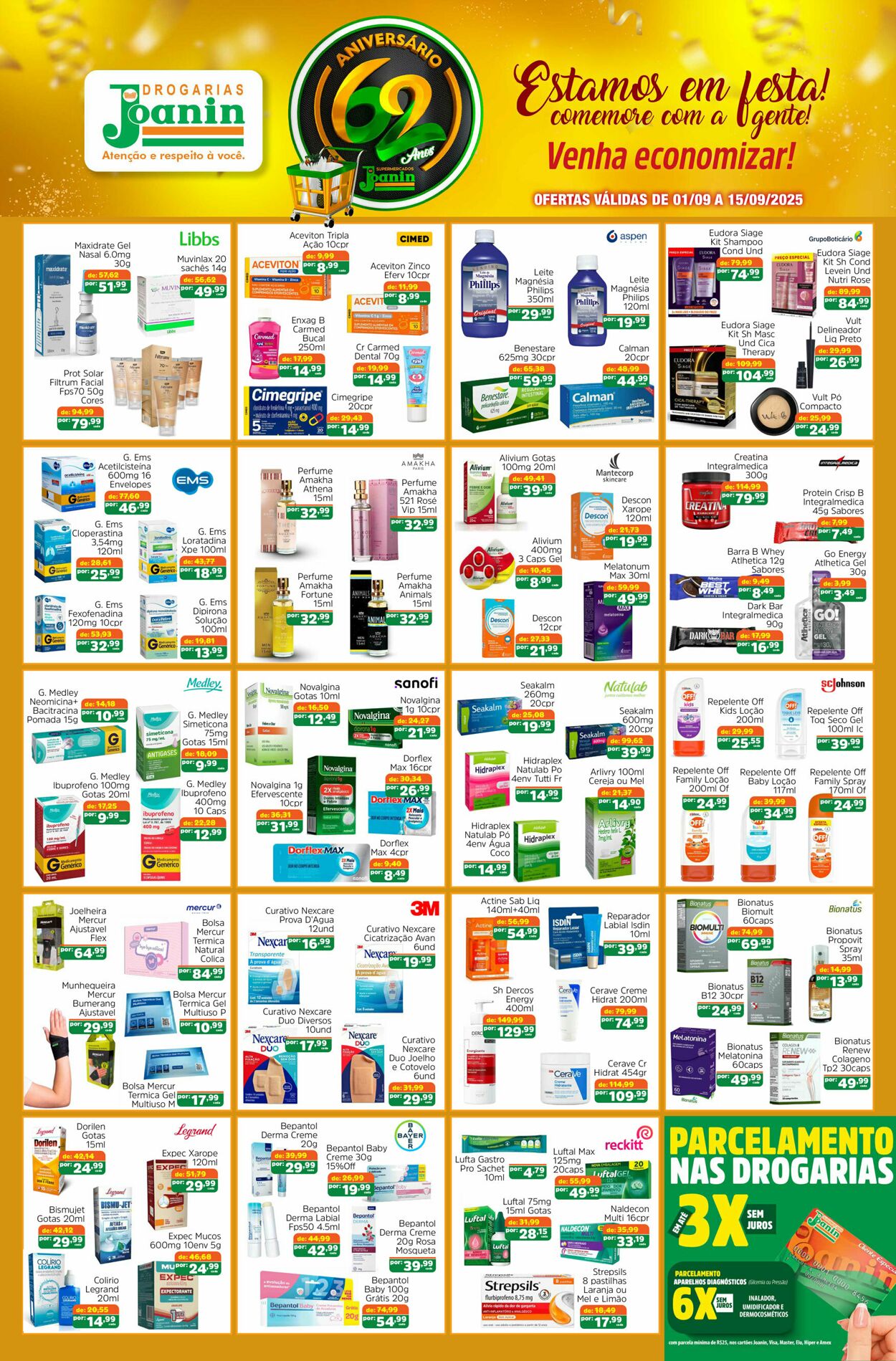 Folheto Supermercados Joanin 01.09.2025 - 15.09.2025