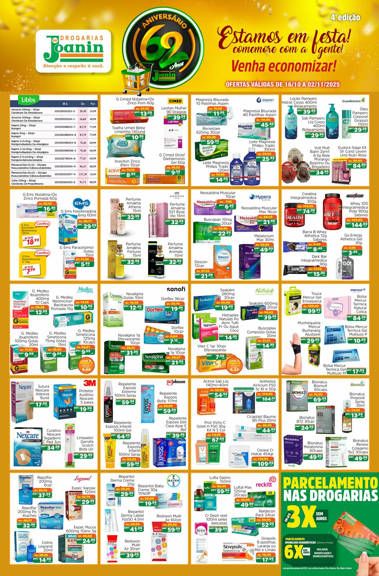 Folheto Supermercados Joanin 16.10.2025 - 02.11.2025