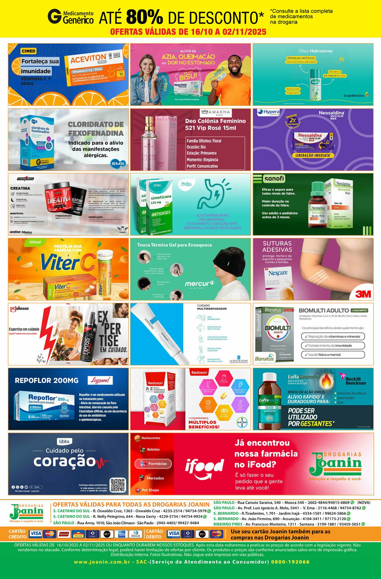 Folheto Supermercados Joanin 16.10.2025 - 02.11.2025