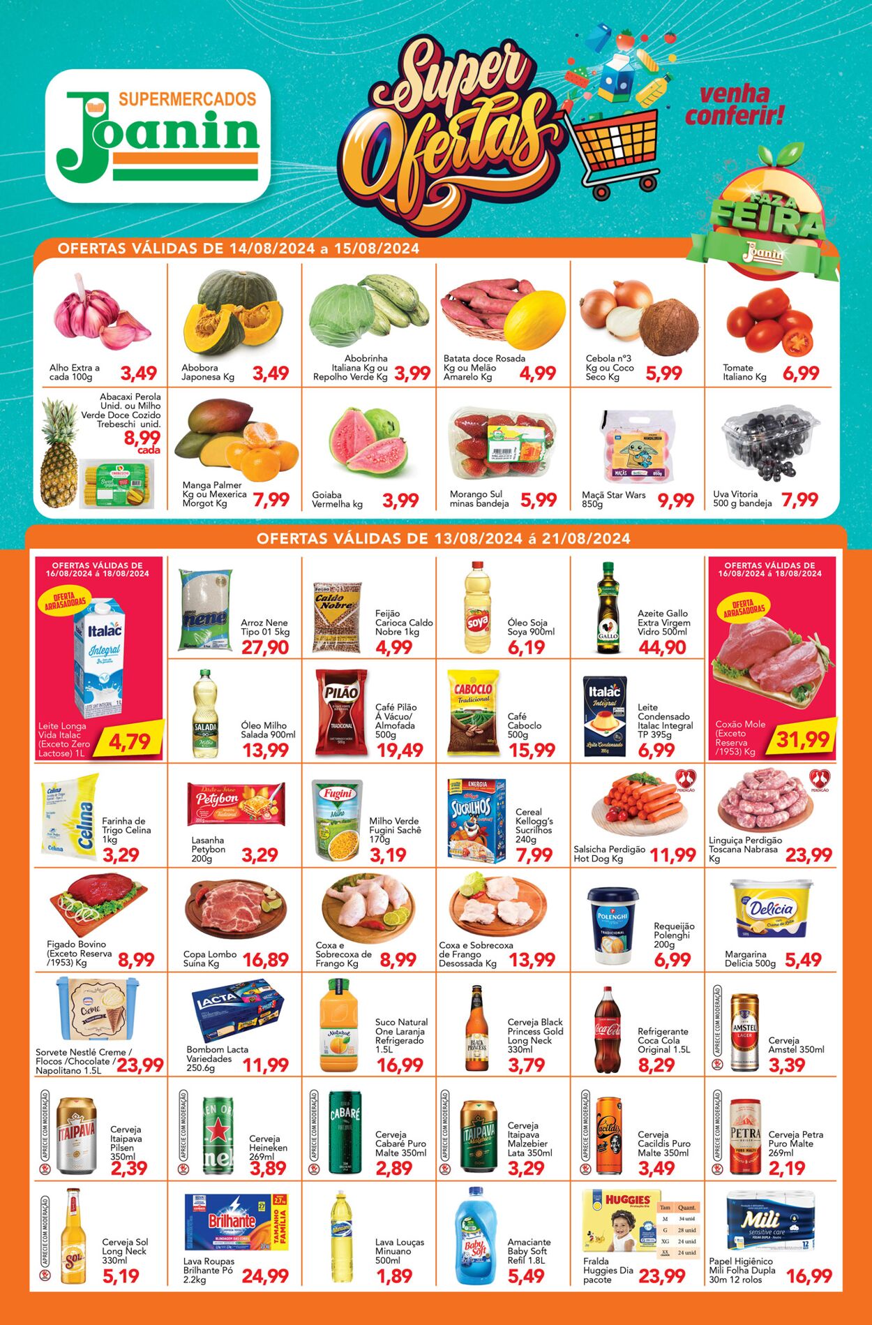 Folheto Supermercados Joanin 13.08.2024 - 21.08.2024