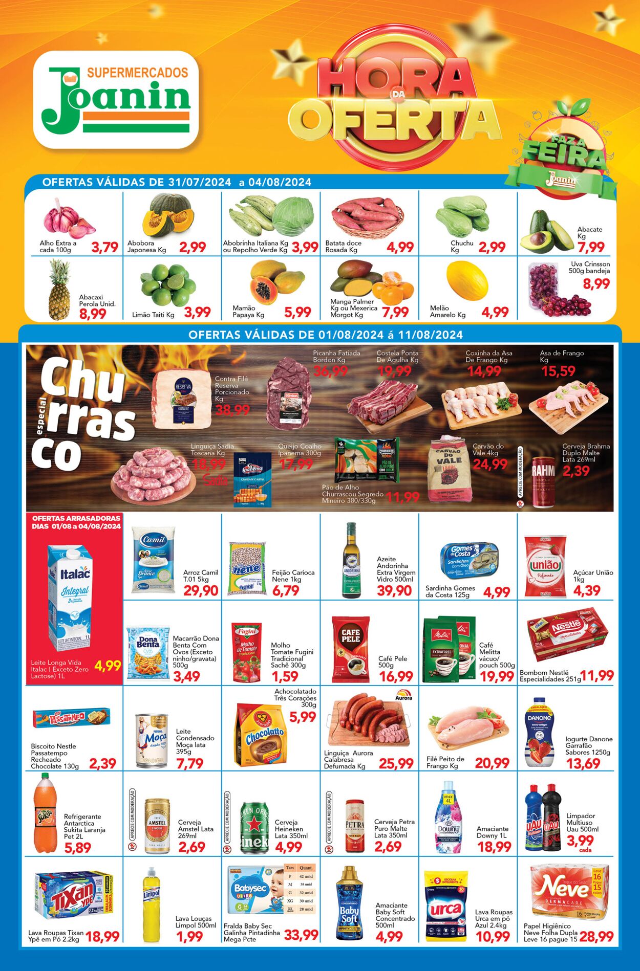 Folheto Supermercados Joanin 01.08.2024 - 11.08.2024