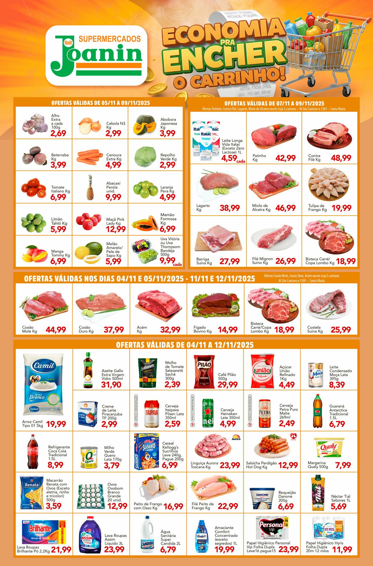 Folheto Supermercados Joanin 04.11.2025 - 12.11.2025