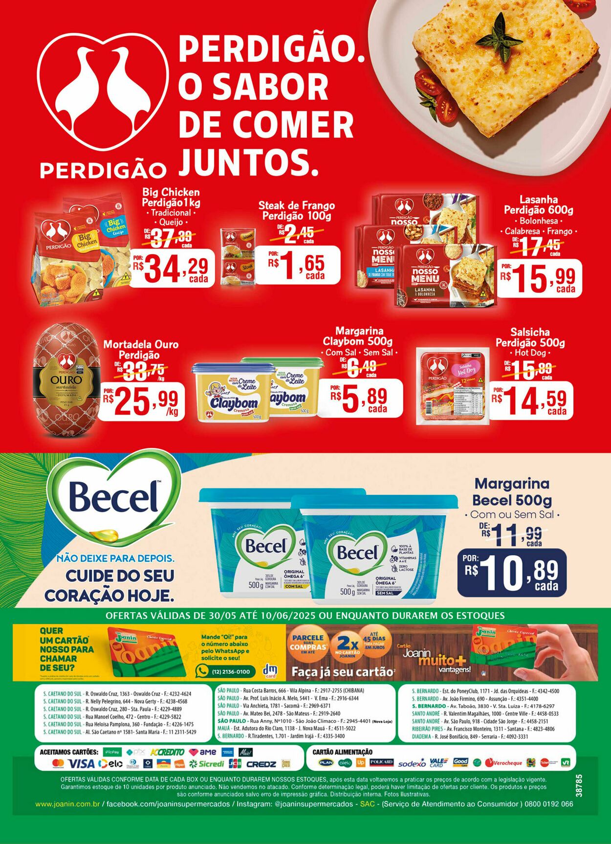Folheto Supermercados Joanin 30.05.2025 - 10.06.2025