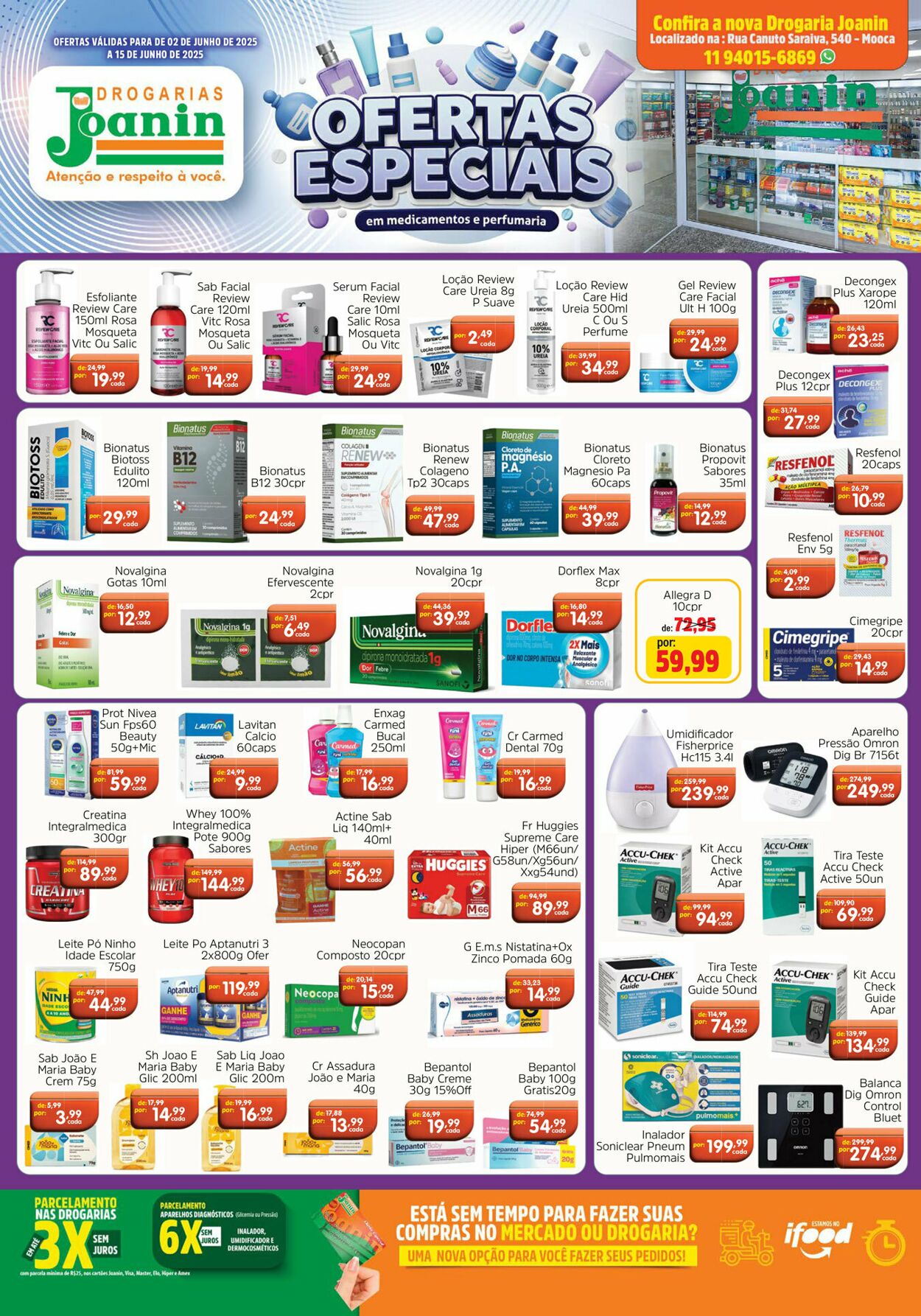 Folheto Supermercados Joanin 02.06.2025 - 15.06.2025