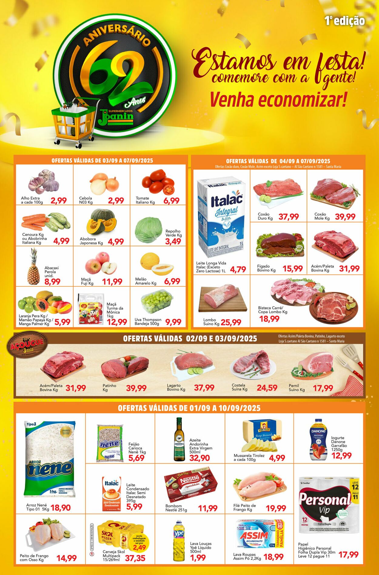 Folheto Supermercados Joanin 01.09.2025 - 15.09.2025