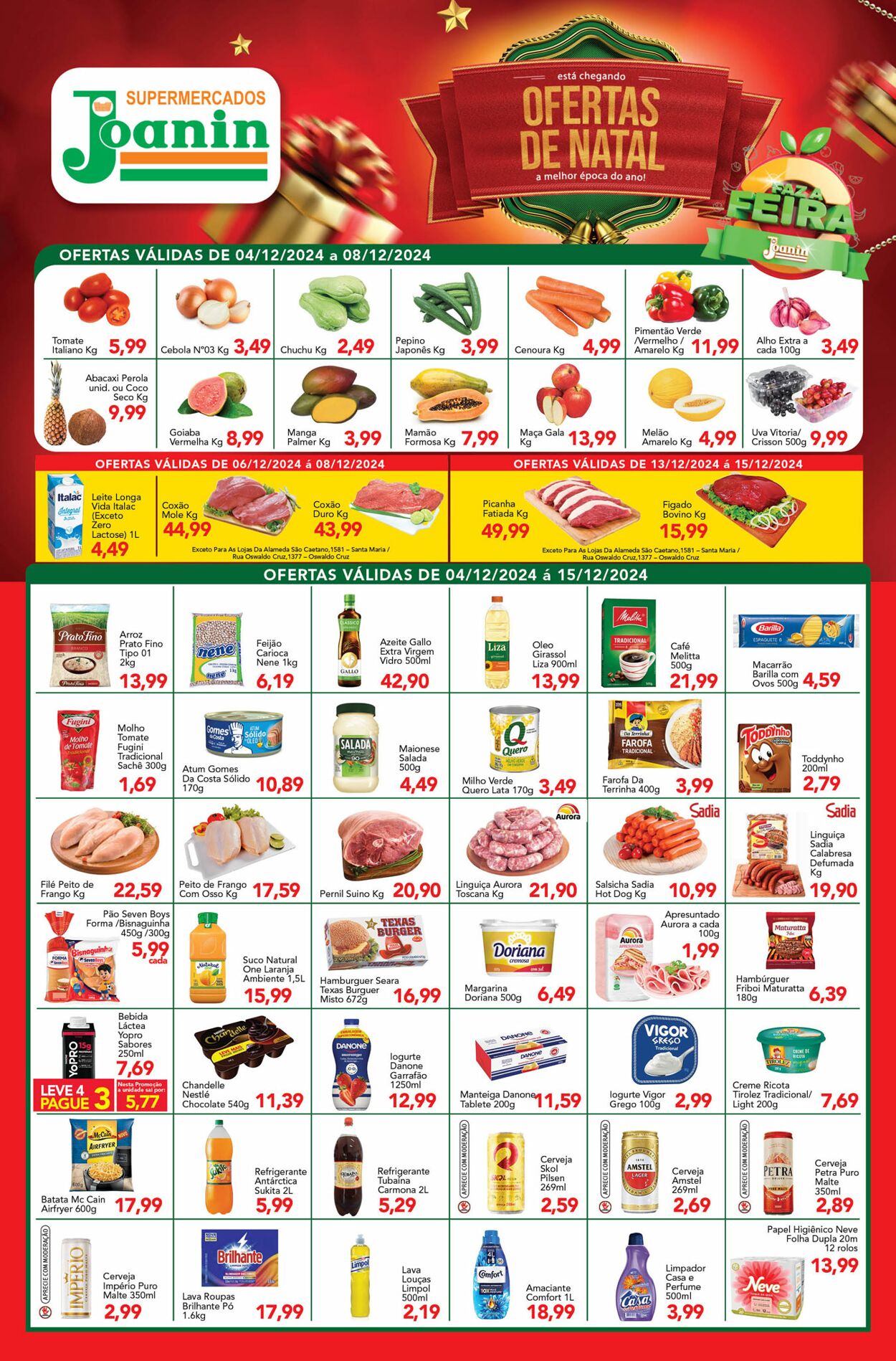 Folheto Supermercados Joanin 04.12.2024 - 15.12.2024