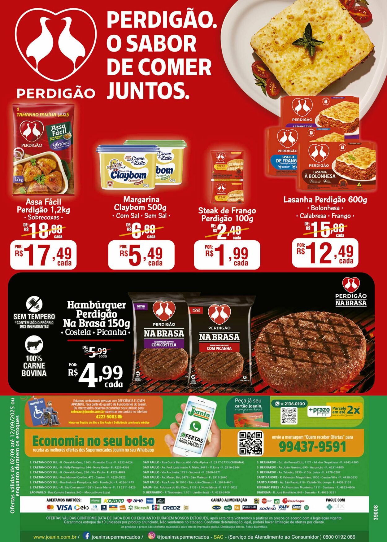Folheto Supermercados Joanin 02.09.2025 - 12.09.2025