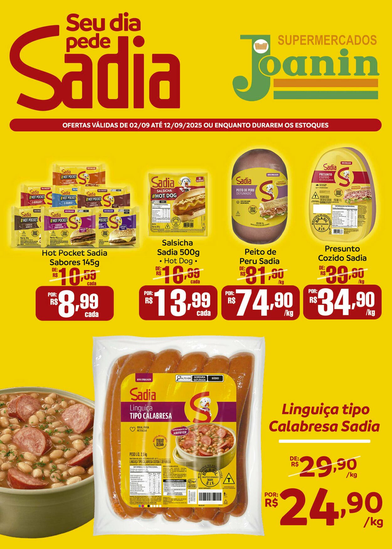 Folheto Supermercados Joanin 02.09.2025 - 12.09.2025