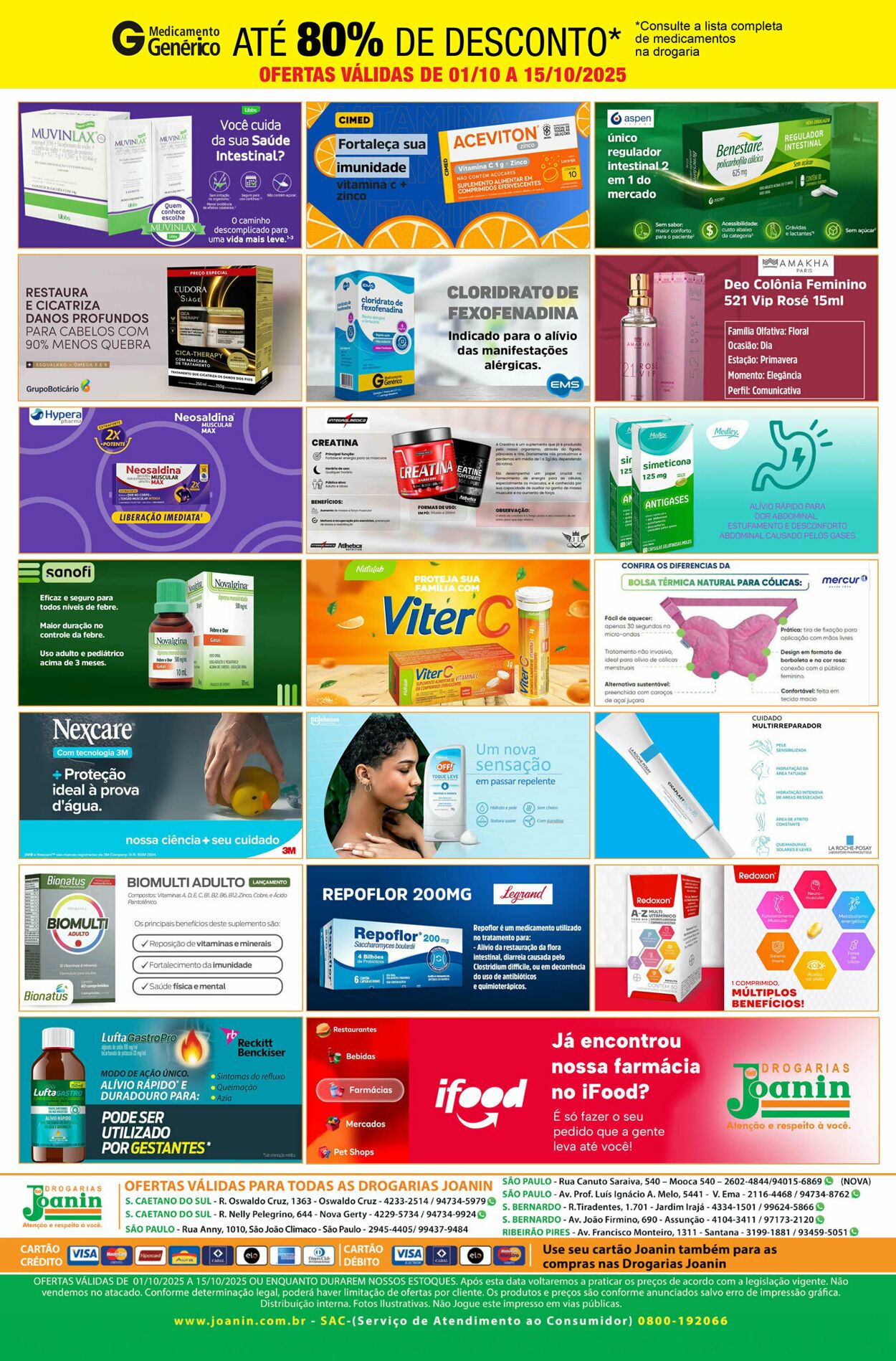 Folheto Supermercados Joanin 01.10.2025 - 15.10.2025