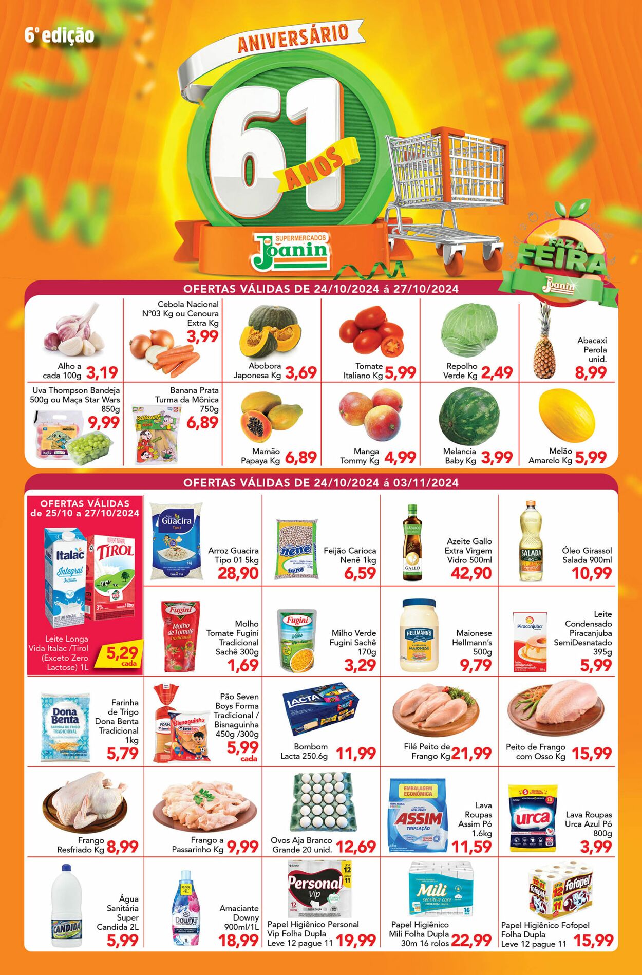 Folheto Supermercados Joanin 25.10.2024 - 10.11.2024